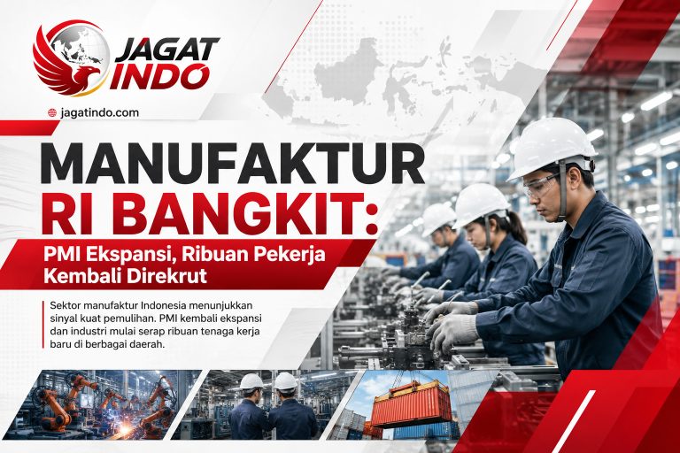 Manufaktur RI Bangkit: PMI Ekspansi, Ribuan Pekerja Kembali Direkrut