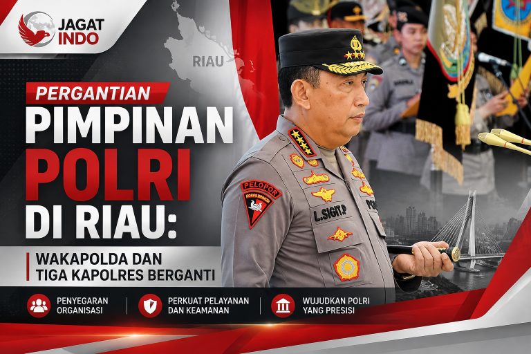 Pergantian Pimpinan Polri di Riau: Wakapolda dan Tiga Kapolres Berganti