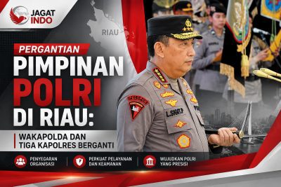 Pergantian Pimpinan Polri di Riau: Wakapolda dan Tiga Kapolres Berganti
