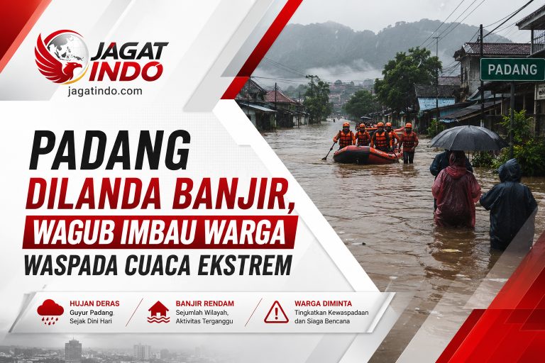 Padang Dilanda Banjir, Wagub Imbau Warga Waspada Cuaca Ekstrem