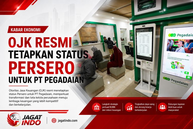 OJK Resmi Tetapkan Status Persero untuk PT Pegadaian