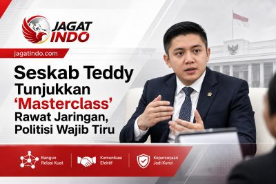 Seskab Teddy Tunjukkan 'Masterclass' Rawat Jaringan, Politisi Wajib Tiru