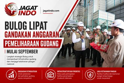 Bulog Lipat Gandakan Anggaran Pemeliharaan Gudang Mulai September