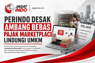 Perindo Desak Ambang Bebas Pajak Marketplace, Lindungi UMKM