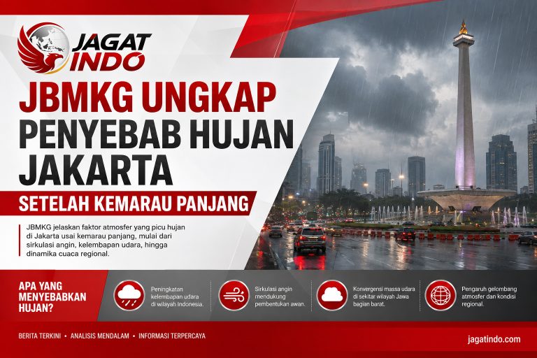 BMKG Ungkap Penyebab Hujan Jakarta Setelah Kemarau Panjang