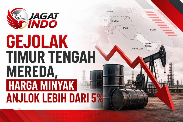Gejolak Timur Tengah Mereda, Harga Minyak Anjlok Lebih dari 5%