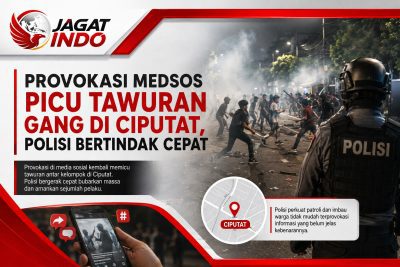 Provokasi Medsos Picu Tawuran Gang di Ciputat, Polisi Bertindak Cepat