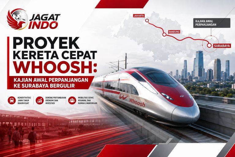 Proyek Kereta Cepat Whoosh: Kajian Awal Perpanjangan ke Surabaya Bergulir