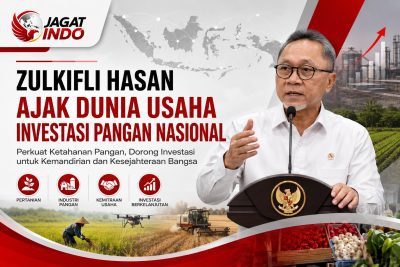 Zulkifli Hasan Ajak Dunia Usaha Investasi Pangan Nasional