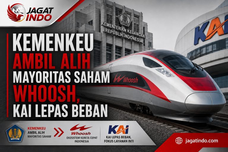 Kemenkeu Ambil Alih Mayoritas Saham Whoosh, KAI Lepas Beban