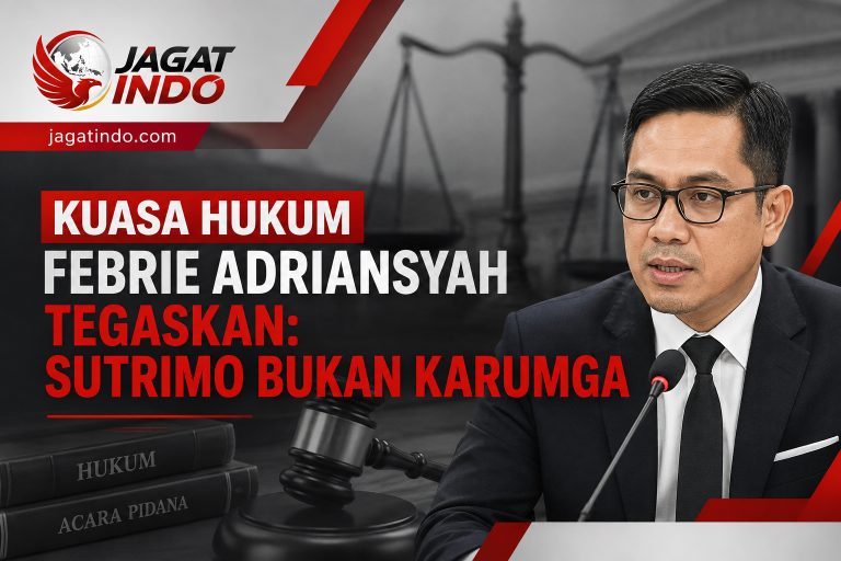 Kuasa Hukum Febrie Adriansyah Tegaskan Sutrimo Bukan Karumga