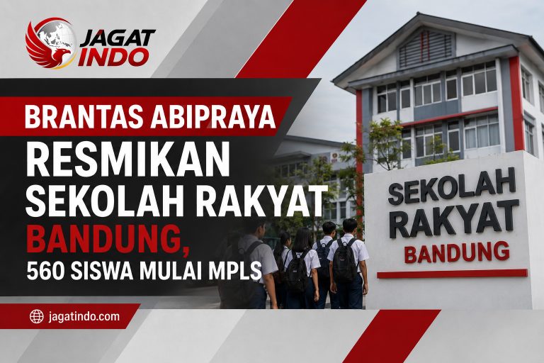 Brantas Abipraya Resmikan Sekolah Rakyat Bandung, 560 Siswa Mulai MPLS