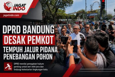 DPRD Bandung Desak Pemkot Tempuh Jalur Pidana Penebangan Pohon