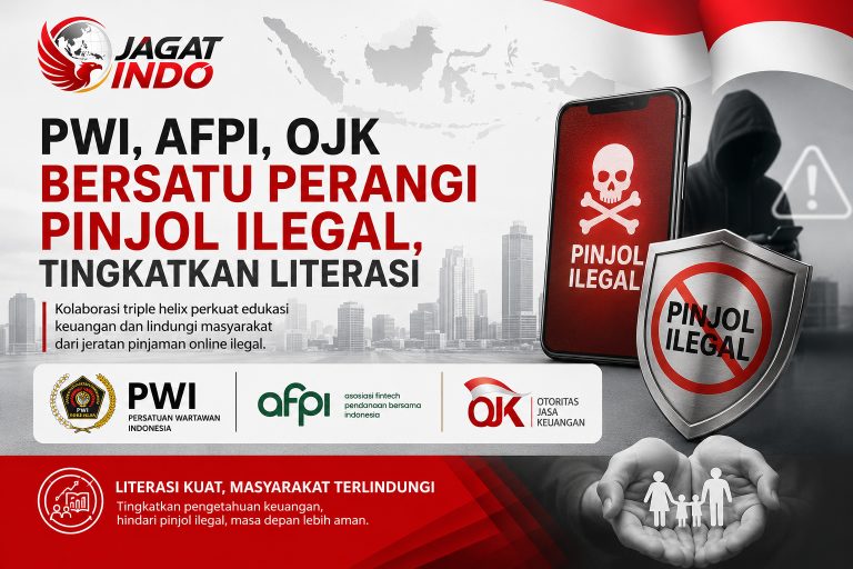 PWI, AFPI, OJK Bersatu Perangi Pinjol Ilegal, Tingkatkan Literasi