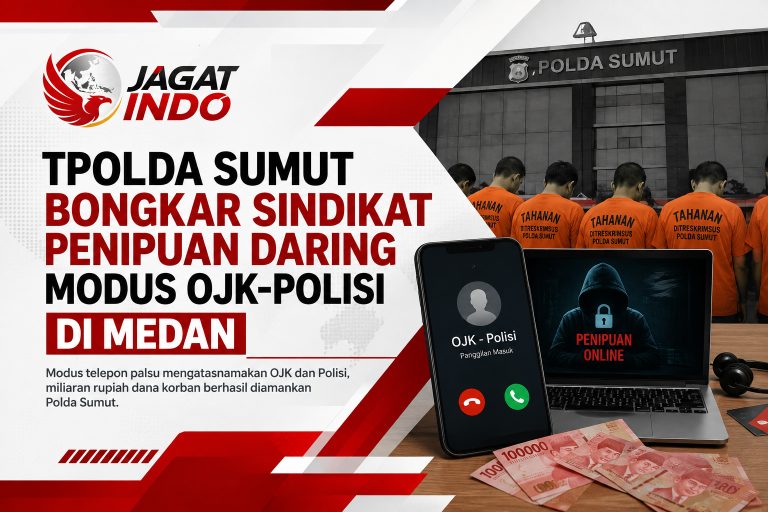 Polda Sumut Bongkar Sindikat Penipuan Daring Modus OJK-Polisi di Medan