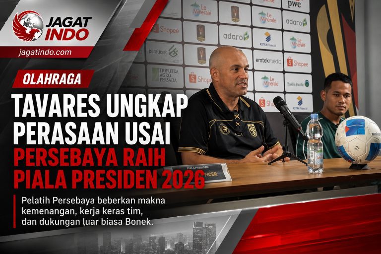 Tavares Ungkap Perasaan Usai Persebaya Raih Piala Presiden 2026