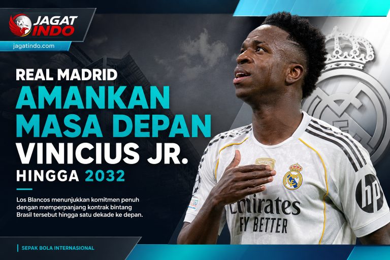 Real Madrid Amankan Masa Depan Vinicius Jr. Hingga 2032