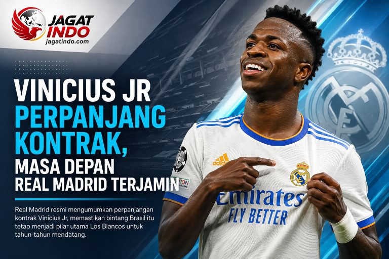 Vinicius Jr Perpanjang Kontrak, Masa Depan Real Madrid Terjamin