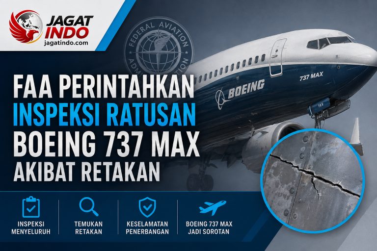 FAA Perintahkan Inspeksi Ratusan Boeing 737 Max Akibat Retakan