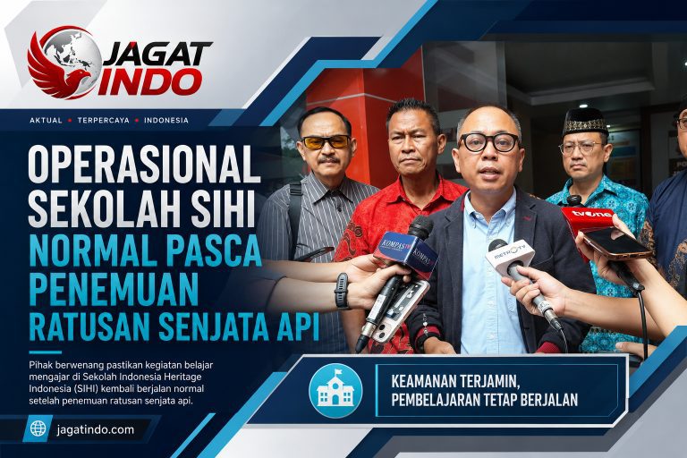 Operasional Sekolah SIHI Normal Pasca Penemuan Ratusan Senjata Api