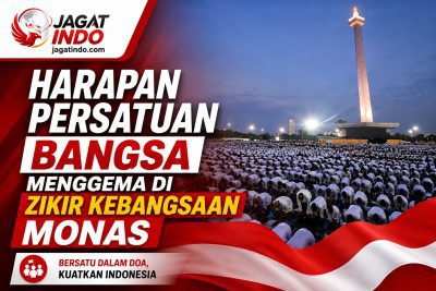Harapan Persatuan Bangsa Menggema di Zikir Kebangsaan Monas