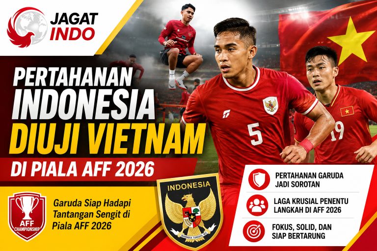 Pertahanan Indonesia Diuji Vietnam di Piala AFF 2026