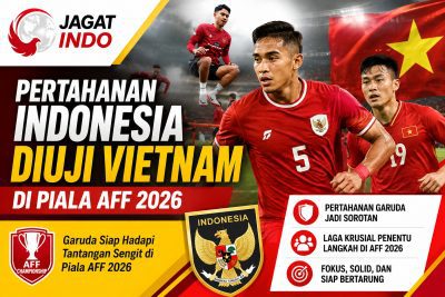 Pertahanan Indonesia Diuji Vietnam di Piala AFF 2026
