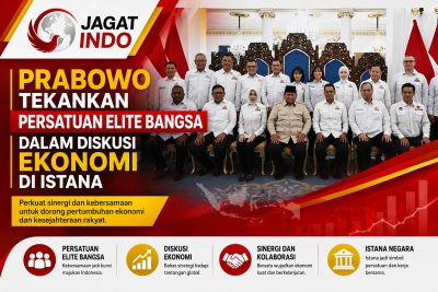 Prabowo Tekankan Persatuan Elite Bangsa dalam Diskusi Ekonomi di Istana