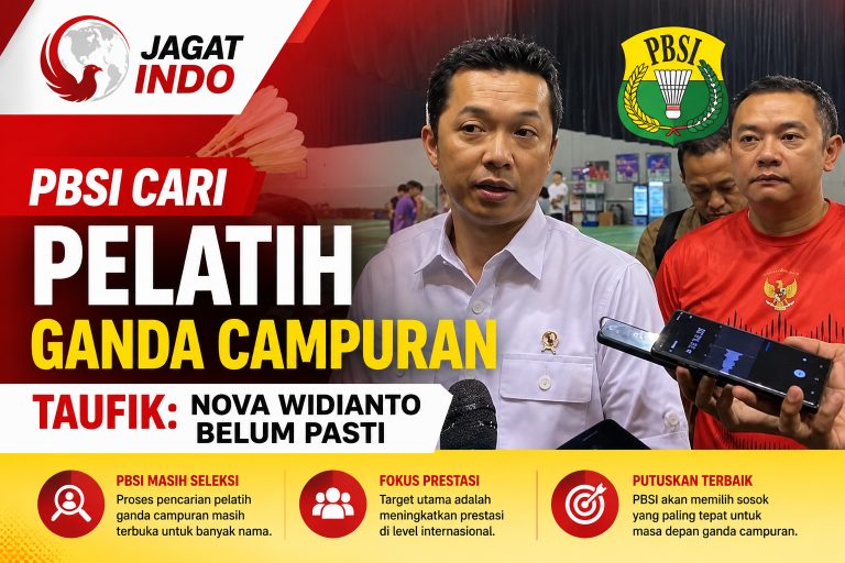 PBSI Cari Pelatih Ganda Campuran, Taufik: Nova Widianto Belum Pasti