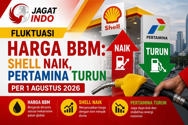 Fluktuasi Harga BBM: Shell Naik, Pertamina Turun per 1 Agustus 2026