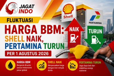 Fluktuasi Harga BBM: Shell Naik, Pertamina Turun per 1 Agustus 2026