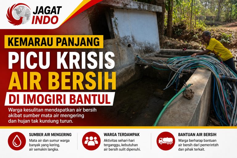Kemarau Panjang Picu Krisis Air Bersih di Imogiri Bantul