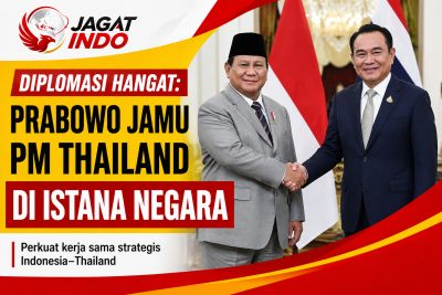 Diplomasi Hangat: Prabowo Jamu PM Thailand di Istana Negara