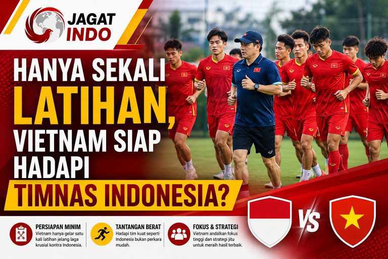 Hanya Sekali Latihan, Vietnam Siap Hadapi Timnas Indonesia?