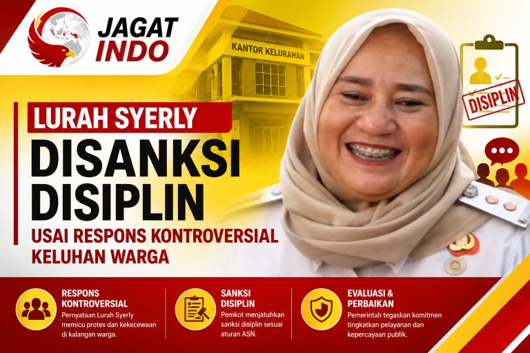 Lurah Syerly Disanksi Disiplin Usai Respons Kontroversial Keluhan Warga