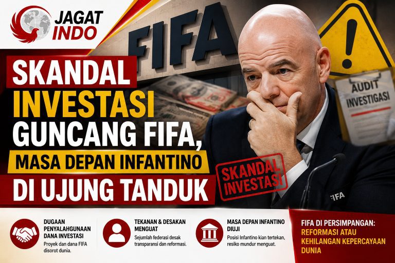 Skandal Investasi Guncang FIFA, Masa Depan Infantino di Ujung Tanduk