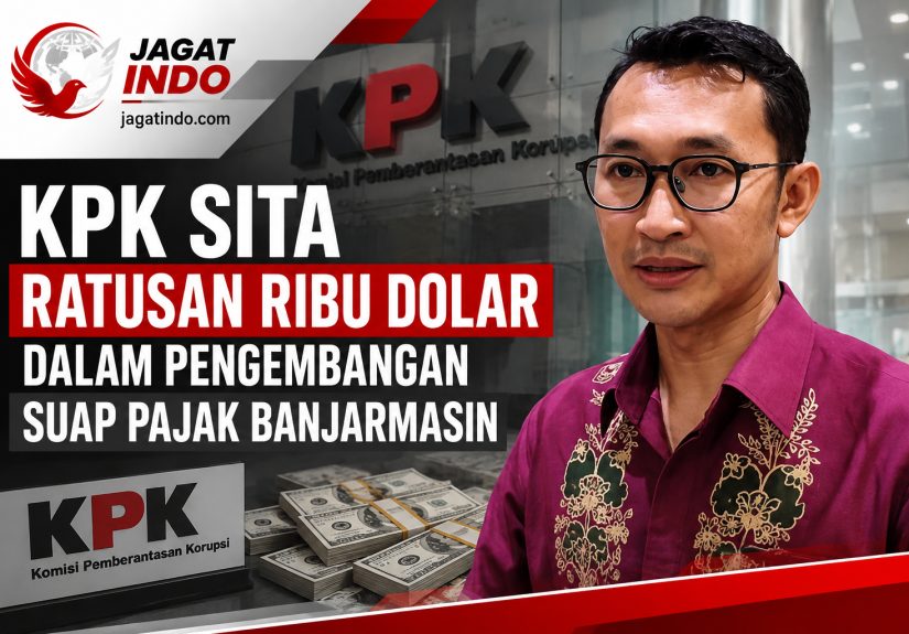 KPK Sita Ratusan Ribu Dolar dalam Pengembangan Suap Pajak Banjarmasin