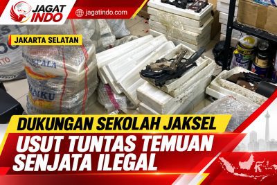 Dukungan Sekolah Jaksel Usut Tuntas Temuan Senjata Ilegal