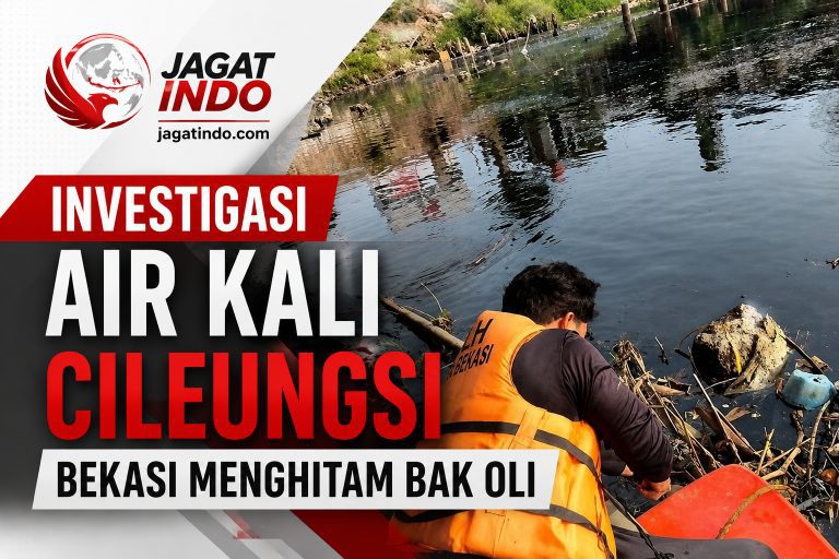 Investigasi Air Kali Cileungsi Bekasi Menghitam Bak Oli
