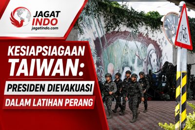 Kesiapsiagaan Taiwan: Presiden Dievakuasi dalam Latihan Perang