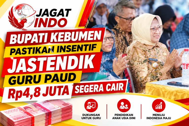 Bupati Kebumen Pastikan Insentif Jastendik Guru PAUD Rp4,8 Juta Segera Cair