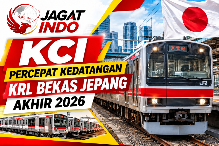 KCI Percepat Kedatangan KRL Bekas Jepang Akhir 2026